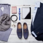 Fashion accessories including watch, shoes and belt