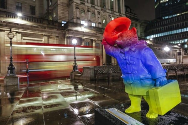 Paddington showing hat