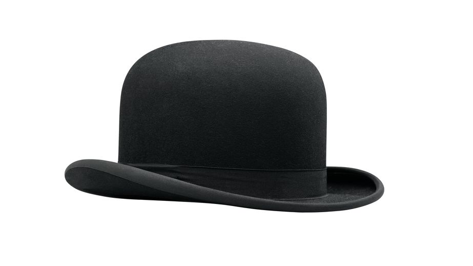 Felt black Bowler hat