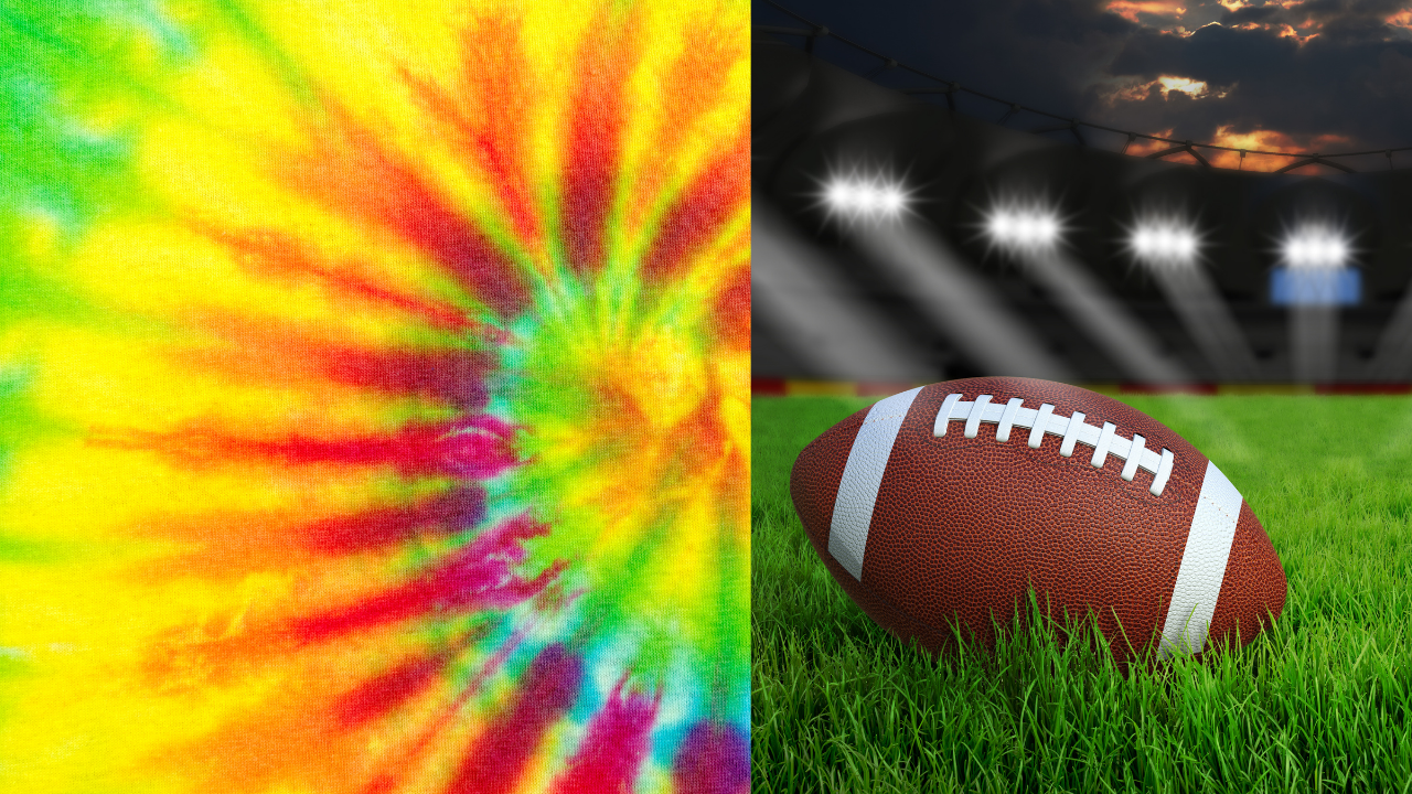 NFL tie-dye