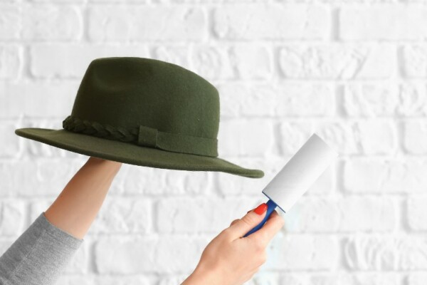 Cleaning a hat
