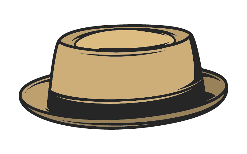 animated pork pie hat