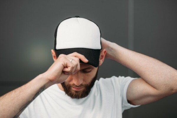 baseball hat brim