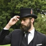 Mens Black Top Hat